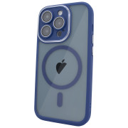 Чохол Nofelet Chrome Camera Case with MagSafe (iPhone 15 Pro Max, Blue)