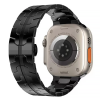 Металевий ремінець для Apple Watch 42mm | 44mm | 45mm | 46mm | 49mm Titanium Band Black