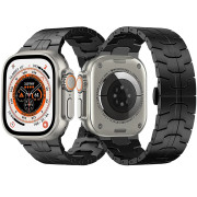 Металевий ремінець для Apple Watch 42mm | 44mm | 45mm | 46mm | 49mm Titanium Band Black