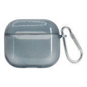 Чохол для AirPods 1/2 напівпрозорий Neon Case Charcoal Gray
