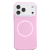 Чохол Neon Silicone Case MagSafe (iPhone 18 Pro | 17 Pro – Light Pink)