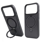 Чохол Nofelet Carbon Case with MagSafe (iPhone 17 Pro, Black)