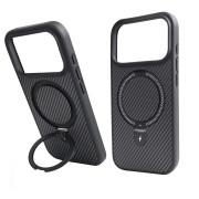 Чохол Nofelet Carbon Case with MagSafe (iPhone 17 Pro, Black)