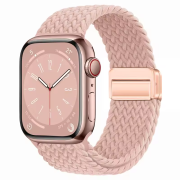 Ремінець Braided Nylon Magnetic Band (38/40/41mm + [42mm Series 10/11] – Pink Sand)