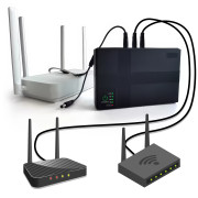 Джерело безперебійного живлення UPS 10000mAh DC1018P 5v/9v/12v/USB port/POE Port - Black
