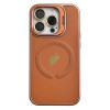 Чохол Logo Case PU Stand Camera (iPhone 13 Pro, Brown)