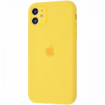 Чохол Silicone Case FULL CAMERA (на iPhone 11, Yellow)