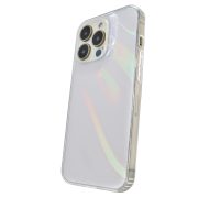 Чохол прозорий для iPhone 14 Pro Max Hologram Case Rainbow