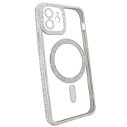 Чохол Diamond Shining Case with MagSafe (iPhone 12, Silver)