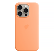 Чохол для iPhone 15 Pro Max : Silicone Case MagSafe Original – Orange Sorbet