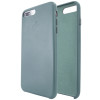 Чохол для iPhone 7 Plus | 8 Plus Leather Case PU Fir Green