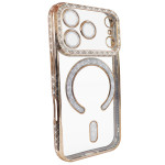 Чохол Diamond Shining Case with MagSafe (iPhone 17 Pro Max, Gold)