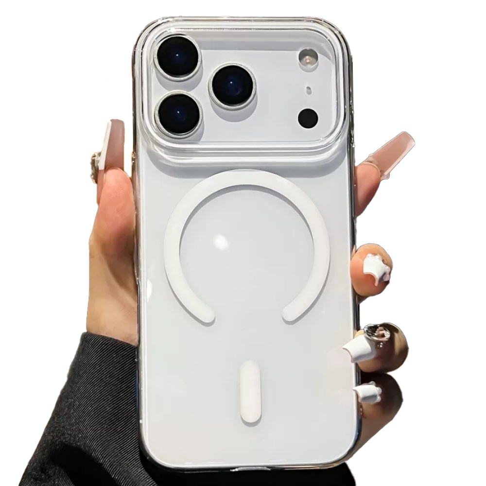 NOFELET Color Clear Case MagSafe (iPhone 17 Pro – White)