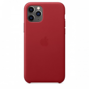 Шкіряний чохол Leather Case Red на iPhone 11 Pro