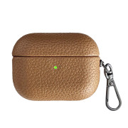Чохол Grain Leather Case (AirPods 4 – Saddle Brown)