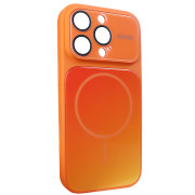 Чохол Gradient Glass MagSafe Case (iPhone 14 Pro Max – Starry Orange)