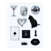 Наклейки 3D Stickers – Black Iconic