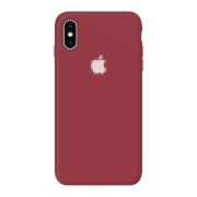 Чохол Silicone Case на iPhone X/Xs FULL (№33 Dark Red)
