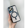 Чохол Metal Shell Case with MagSafe (iPhone 14 Pro, Titanium Blue)