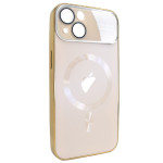 Чохол для iPhone 15 Plus матовий NEW PC Slim with MagSafe case із захистом камери Gold Чохол для iPhone 15 Plus матовий NEW PC Slim with MagSafe case із захистом камери Gold