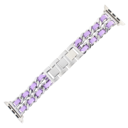 Chance Band (38/40/41/[42mm Series 11/10], Silver-Purple)