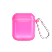 Чохол для AirPods 1/2 напівпрозорий Neon Case Hot Pink
