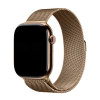 Металічний ремінець Milanese Loop на Apple Watch (42mm, 44mm, 45mm, 46mm, 49mm Gold)