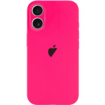 Чохол для iPhone 16 : Silicone Case Full Camera - №47 Hot Pink