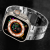 Металевий ремінець для Apple Watch 42mm | 44mm | 45mm | 46mm | 49mm Titanium Band Silver