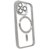 Чохол на iPhone 15 Pro Max Shining with MagSafe із захисними лінзами на камеру Tatanium
