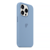 Чохол для iPhone 15 Pro Max : Silicone Case MagSafe Original – Winter Blue