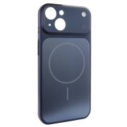Чохол Nofelet AG Glass Case with MagSafe (iPhone 15, Blue)