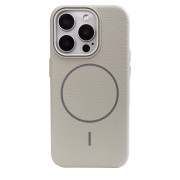 Grain Silicone MagSafe Case (iPhone 16 Pro, White)