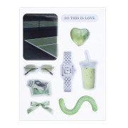 Наклейки 3D Stickers – So This is Love (Green)