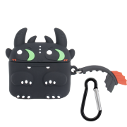 Чохол для AirPods 3 Dragon Беззубик Black 3D Case
