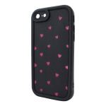 Чохол для iPhone 7/8 – Pretty Things "Little Hearts – Black"