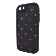 Чохол для iPhone 7/8 – Pretty Things "Little Hearts – Black"