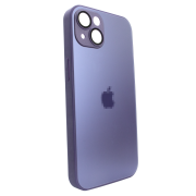 Чохол скляний для iPhone 14 Plus AG Glass with Magsafe із захистом камери Deep Purple