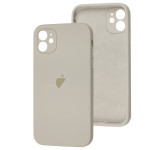 Чохол Silicone Case Full Camera для iPhone 12 Stone