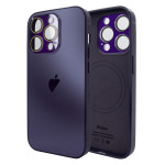 Чохол для iPhone 14 Pro AG Titanium Case 2.0 - MagSafe & Microfiber - Purple Чохол для iPhone 14 Pro AG Titanium Case 2.0 - MagSafe & Microfiber - Purple