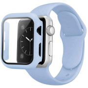 Комплект Silicone Band + Case для Apple Watch (45mm, Sky Blue)
