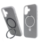 Чохол Nofelet Carbon Case with MagSafe (iPhone 17, Titanium Gray)