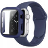 Комплект Silicone Band + Case для Apple Watch (45mm, Midnight blue)