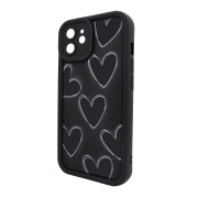 Чохол для iPhone 11 – Pretty Things "Black Hearts – Black"