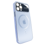 Чохол для iPhone 14 Pro Max PC Slim Case with MagSafe із захисними лінзами на камеру Sierra Blue