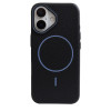 Grain Silicone MagSafe Case (iPhone 16, Black)
