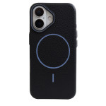 Grain Silicone MagSafe Case (iPhone 16, Black)
