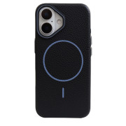 Grain Silicone MagSafe Case (iPhone 16, Black)