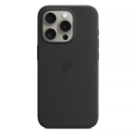 Чохол для iPhone 15 Pro : Silicone Case MagSafe Original – Black Чохол для iPhone 15 Pro : Silicone Case MagSafe Original – Black