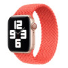 Монобраслет на Apple Watch Braided Solo Loop (Orange, 42mm, 44mm, 45mm, 46mm, 49mm S)